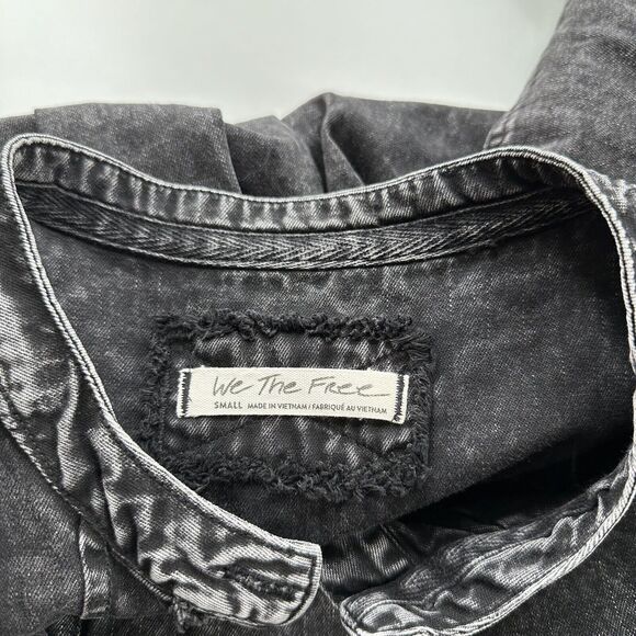 Free People Charcoal Jean Jacket - Picture 13 of 16